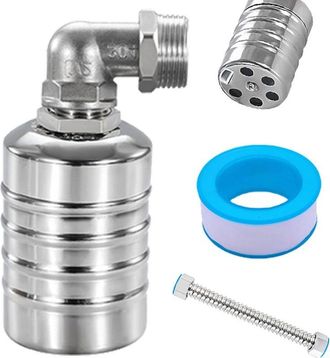 OEM V&aacute;lvula De Flotador Totalmente Autom&aacute;tica De 3/4, V&aacute;lvula De Control De Nivel De Agua De Acero Inoxidable 304, Regulador Autom&aacute;tico De Nivel De Agua P
