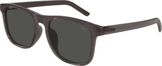 Puma PU0502SA Asian Fit 004 Mens Sunglasses Grey Size 55 - Free RX Lenses - Free RX Lenses