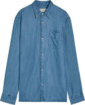 Officine G&eacute;n&eacute;rale Chambray Shirt - Blue - XL