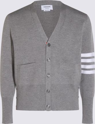 Thom Browne Grey Wool Knitwear