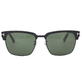Tom Ford River Green Square Mens Sunglasses FT0367 02B 57