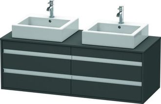Duravit Mueble Bajo Encimera Duravit Ketho 6657, 4 Cajones, 1400mm, Para