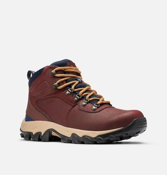 Columbia Newton Ridge Plus II Men Madder Brown Waterproof Hiking Boot ZAP2664