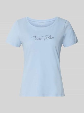 Tom Tailor Regular Fit T-Shirt aus reiner Baumwolle in Hellblau, Gr&ouml;&szlig;e XXXL