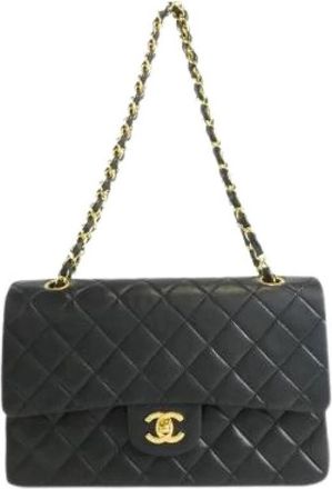 Chanel Pre-owned Lambskin Shoulder Bag - Dames - Vintage Schoudertas - Zwart - ONE Size - Leer - Vintage