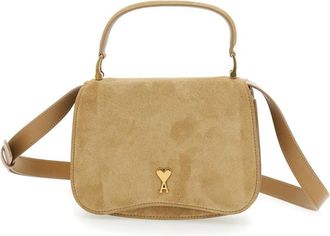 Ami Top Handle Paris Paris Tas - Dames - Handtassen - Beige - ONE Size - Leer - Tassen
