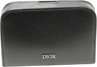 Dior Pre-owned Kalfsleren Kaarthouder - Dames - Vintage Accessoires - Zwart - ONE Size - Leer - Vintage