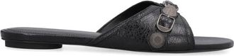 Balenciaga Studded Leren Slides - Dames - Sandalen - Zwart - 36 EU - Leer - Schoenen