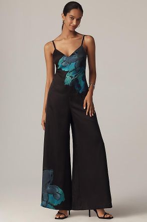 Hutch Satin Printed Jumpsuit