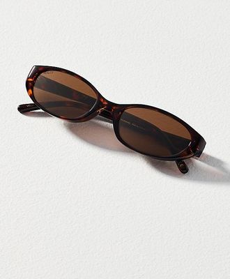 Reality Eyewear Velvet Kitten Slim Oval Sunglasses