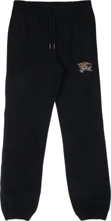 Burberry Broeken, Dames, Zwart, XS, Katoen, EKD Katoenen Joggingbroek