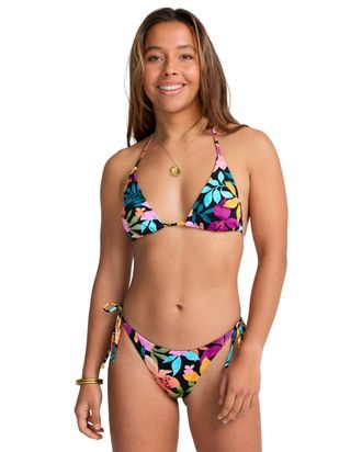Billabong Triangel-Bikini-Top BILLABONG Sol Searcher Multi Tri, Damen, Gr. M, Cup B, night tropical, Obermaterial: 86% Polyamid, 14% Elasthan;, Bikini-Oberteile