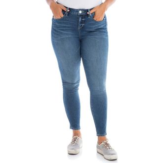 Slink Jeans Slim Leg Jeans in Penelope at Nordstrom, Size 14W