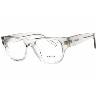 Prada Mens Transparent Rectangular Eyeglass Frames 0PRD08VU