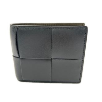 Bottega Veneta Gray Khaki Leather Wallet (Bi-Fold) (Pre-Owned)