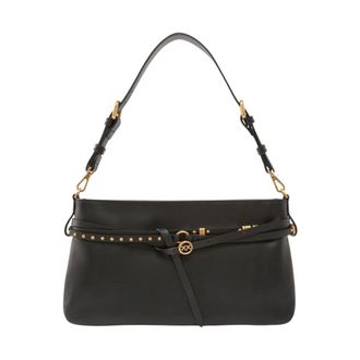 Pinko Shoulder Bags, female, Black, Size: ONE SIZE Medium Belt Bag