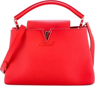 Louis Vuitton Capucines Bag Leather PM satchel - Rood