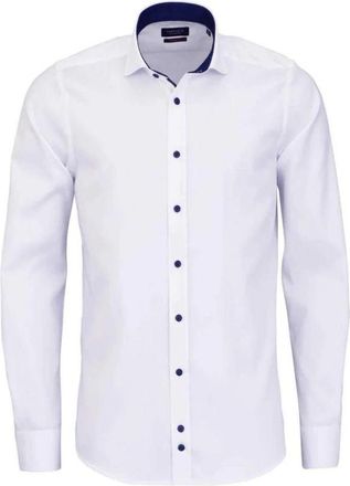 Hatico Heren, Overhemden, Wit, Maat: XL