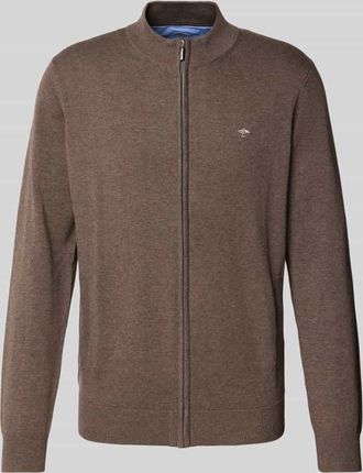 Fynch-Hatton Fynch-Hatton Cardigan in Strick-Optik in Mittelbraun, Größe 3XL