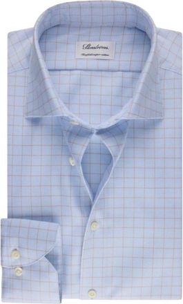 Stenstr&ouml;ms Klassieke Overhemd - Heren - Zakelijke Overhemden - Blauw - L - Overhemden