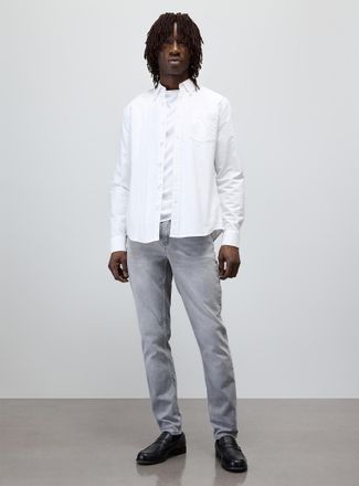 Le 31 Mens Stone-grey jean Stockholm fit - Slim