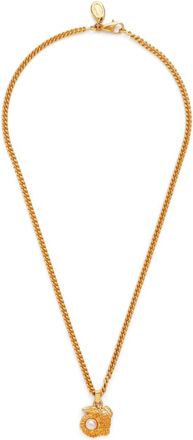 Celine faux-pearl pendant necklace - women - Faux Pearl/Gold Plated - One Size