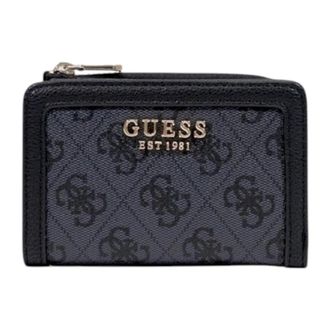 Guess Portemonnee - Dames - Portefeuilles - Zwart - ONE Size - Leer - Accessoires