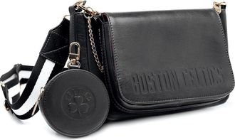 Lusso Boston Celtics Rianna Multi Pouchette Bag in Black at Nordstrom