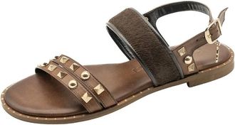 Caryatis Greek Sandals Donna, Scarpe, Marrone, 35 EU, new