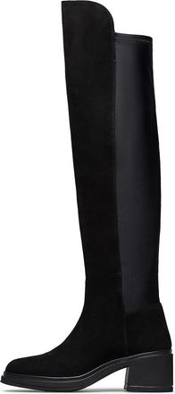 Loriblu Over-the-Knee Laarzen - Dames - Over de knie laarzen - Zwart - 40 EU - Leer - Schoenen