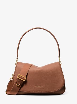 Michael Kors Holmes Medium Pebbled Leather Convertible Messenger Bag