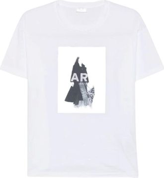 Liu Jo Camiseta de punto estampado - Tops - Mujer - Blanco - XS