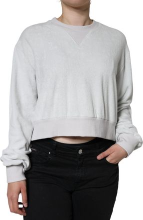 Dolce & Gabbana Geknipte Velours Sweatshirt