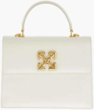Off-white Leather Handbag JITNEY with Gold-Effect Closure size One Size