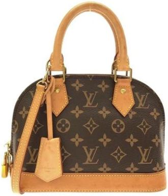 Louis Vuitton Pre-owned Handbags, female, Brown, Size: ONE SIZE Pre-owned Monogram Canvas Handbag