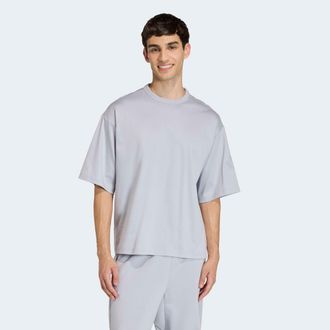 adidas T-Shirt ADIDAS SPORTSWEAR SOFT LUX, Herren, Gr. XXL, halo silber, Obermaterial: 100% Baumwolle, normal, Rundhals, Shirts T-Shirt