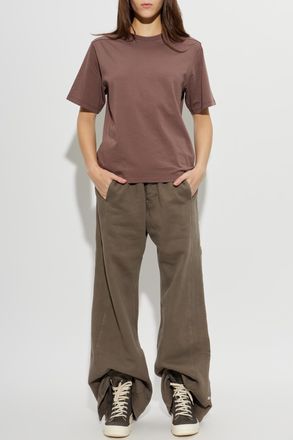 Rick Owens Crew Neck T-shirt, Womens, Purple