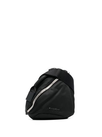 Givenchy Borsa a spalla G-Zip Triangle piccola - Nero