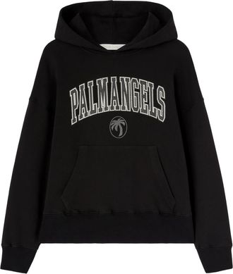 Palm Angels Black College Palm Hoodie