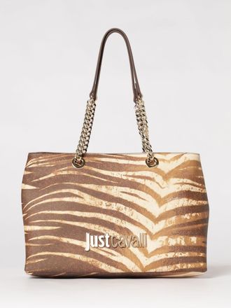 Just Cavalli Borsa Just Cavalli in twill stampa zebrata