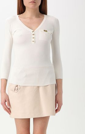 Elisabetta Franchi Maglia a v Elisabetta Franchi in lyocel e seta