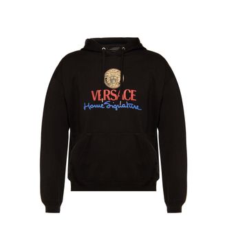 Versace Versace Logo Hooded Sweatshirt
