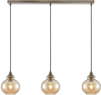 Lindby Lámpara colgante Tymoni en Blanco de Vidrio - Lindby