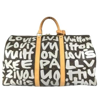 Louis Vuitton Vintage, unisex, Bruin, ONE Size, Pre-owned Boston tas