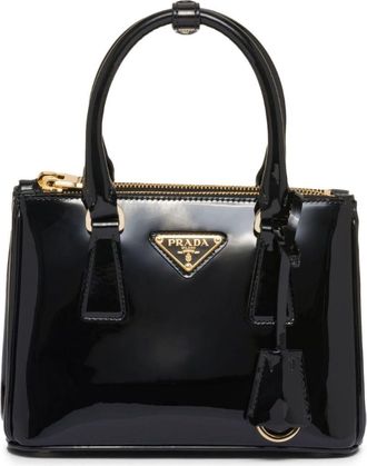 Prada Galleria tote bag - women - Leather - OS - Black