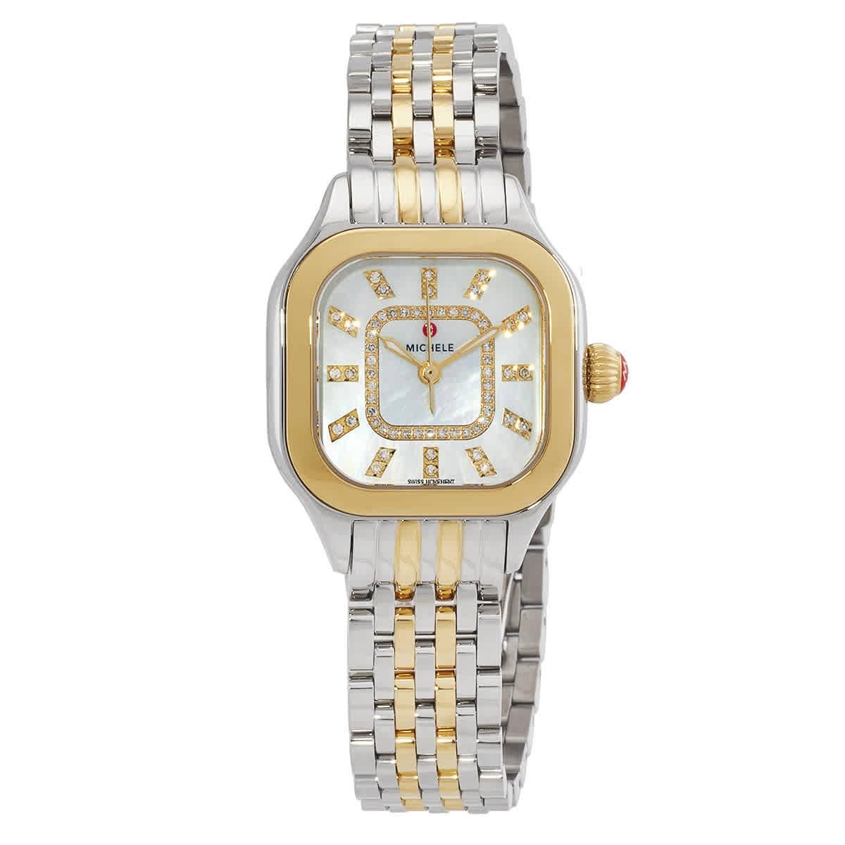 Women\'s Diamond Accent Two-Tone
Sport Sail Watch, 38mm - 0.06ctw (Michele Watch) Michele Women main image 2