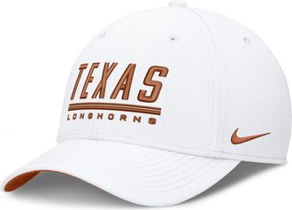 Nike Texas Sideline Rise Nike Mens Dri-FIT College Hat in White | NC0308DXTXE-559