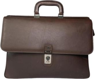 Balenciaga Pre-owned Vintage Handtas - Heren - Vintage Handtas - Bruin - ONE Size - Leer - Vintage