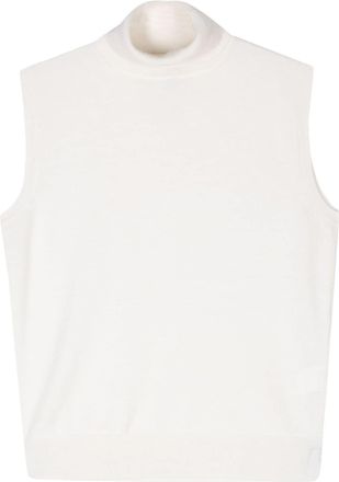 Róhe funnel-neck knitted top - women - Cashmere/Wool - 38 - Neutrals