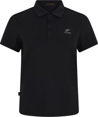 Plein Sport Pique Polo T-Shirt Reflective Scratch
